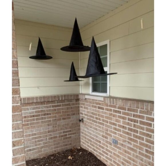 8 Pieces Halloween Witch Hats Witch Party Costume Accessory Black - Picture 2 of 2